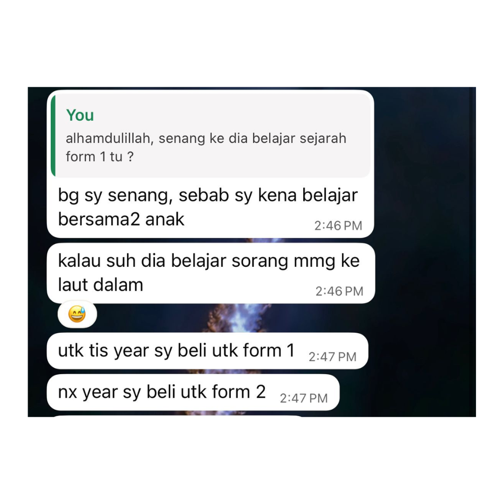 Testimoni Pengguna Flashcard Sejarah